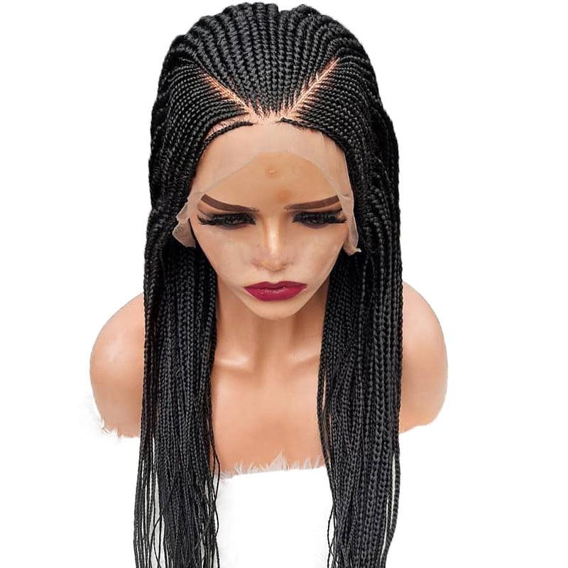 Synthetic Front Lace 13X6 Braided Wig - JWHL FASHION