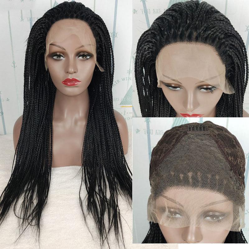 Synthetic Front Lace 13X6 Braided Wig - JWHL FASHION