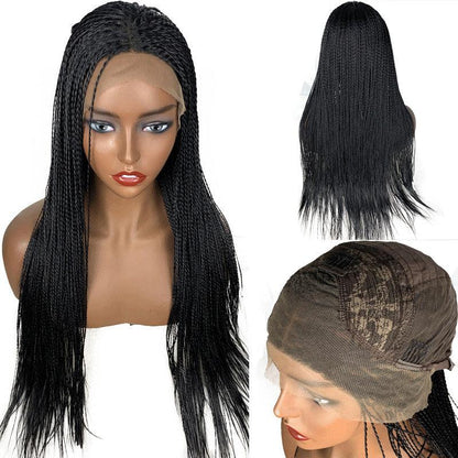 Synthetic Front Lace 13X6 Braided Wig - JWHL FASHION