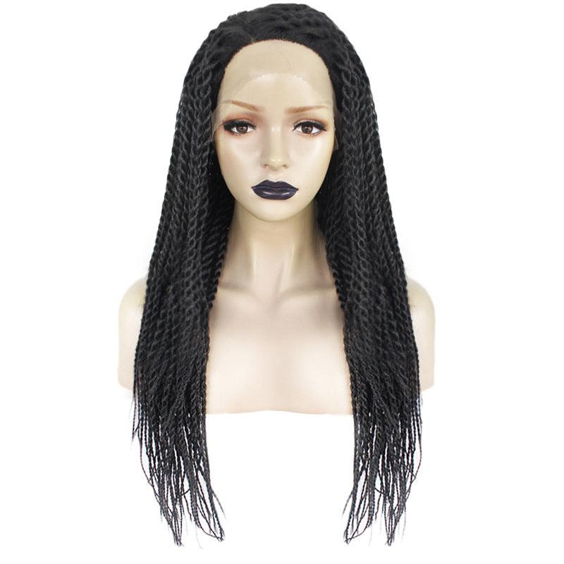 Front Lace Chemical Fiber, African Rock Braided Wig - JWHL FASHION