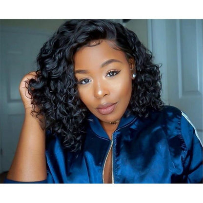 Beautiful African small curly hair Chemical Fiber wig - JWHL FASHION