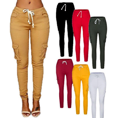 Women's multi-bag casual pants - JWHL FASHION