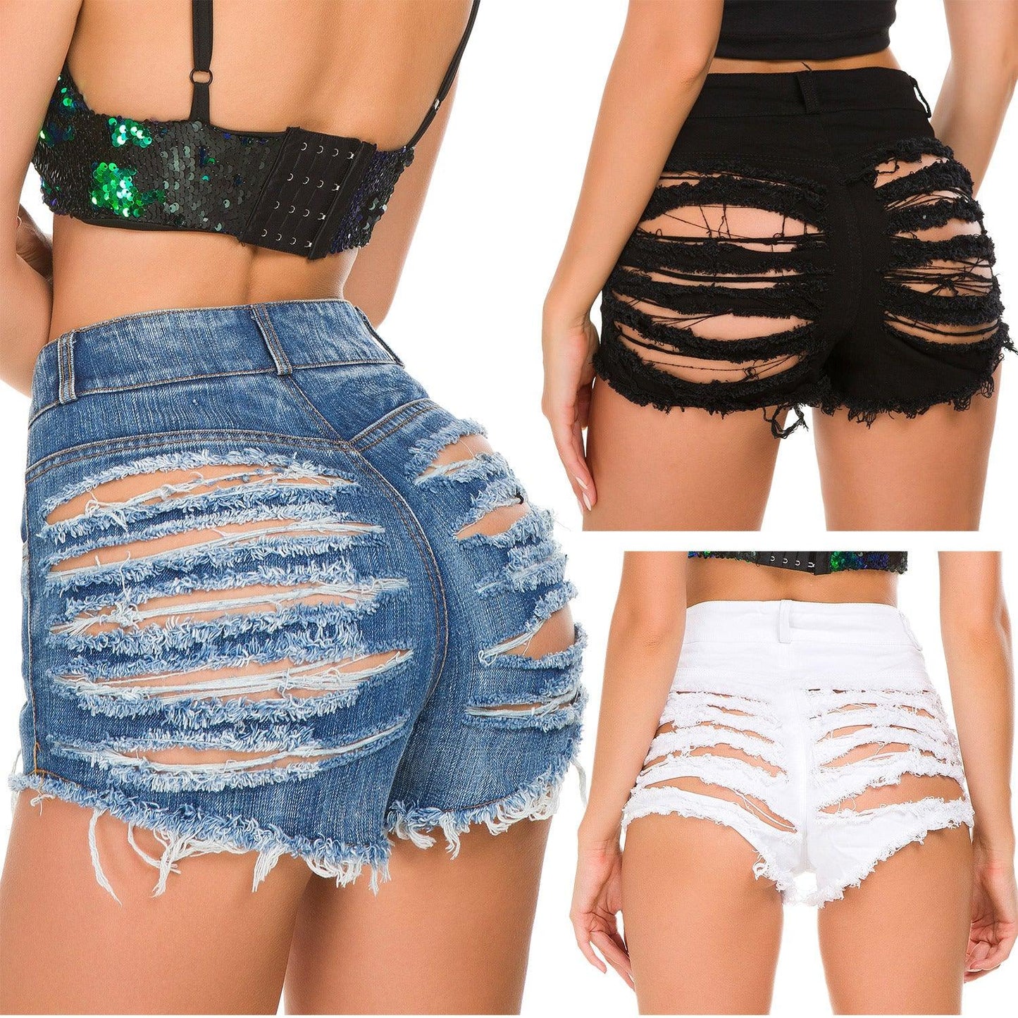 New summer women's Denim Shorts hot pants - JWHL FASHION