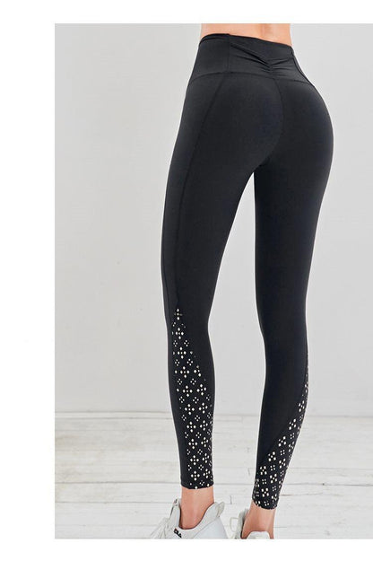 High-waisted peach butt yoga pants - JWHL FASHION