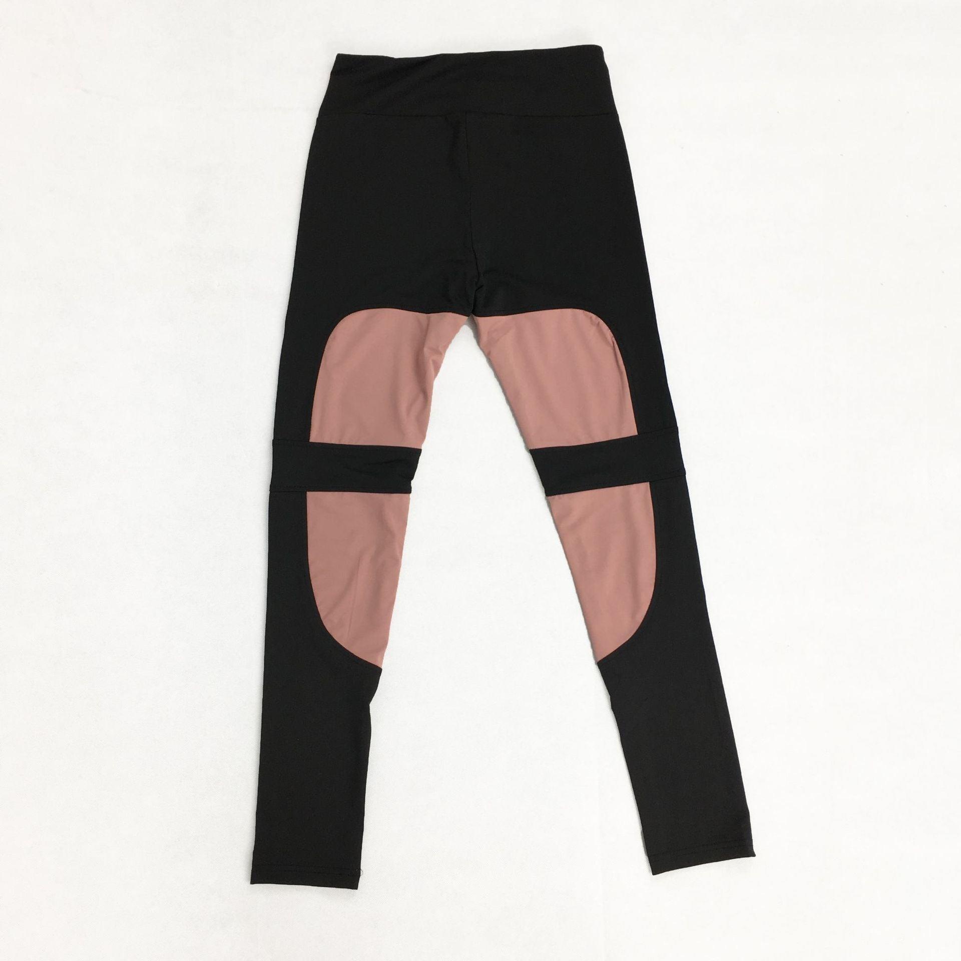 Women's yoga pants with mesh panel - JWHL FASHION