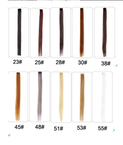 Gradient colors hair extension - JWHL FASHION