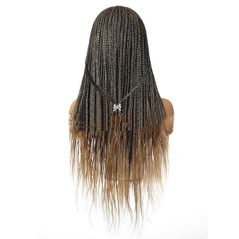 Ice Silk Three-strand Braids Wig, Brazilian Hook Stretch Net With Turban Wig - JWHL FASHION