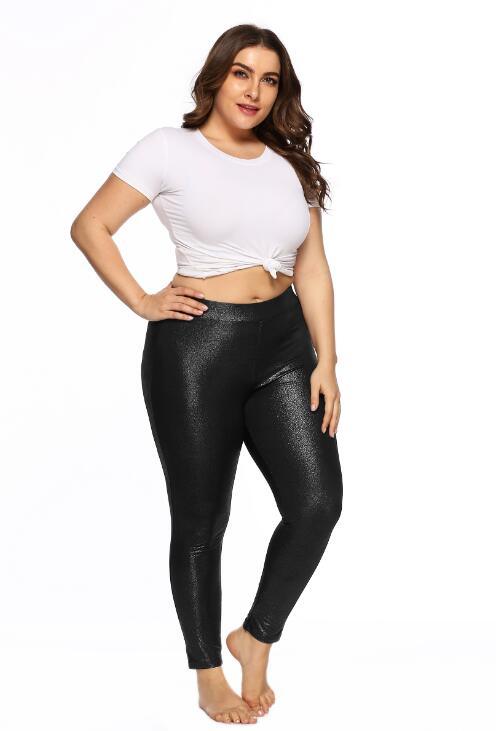 Gold glittering leggings - JWHL FASHION