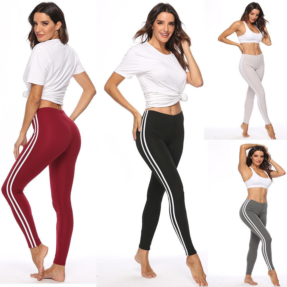 High waist fitness yoga pants - JWHL FASHION