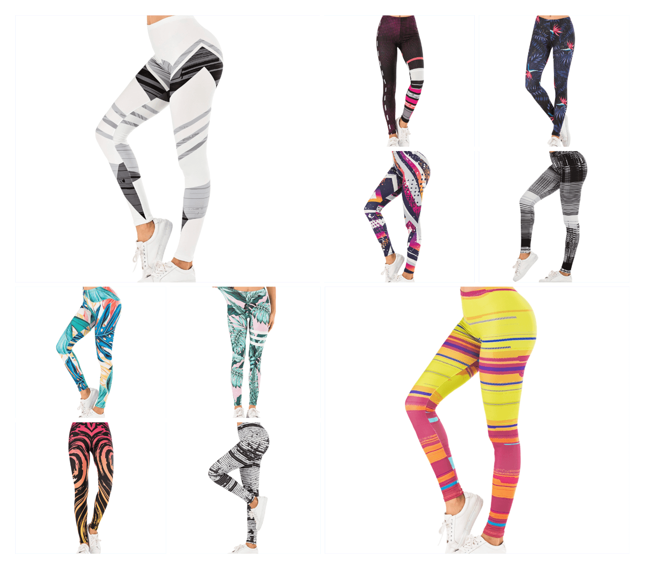 Printed yoga pants outdoor sports leggings - JWHL FASHION