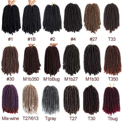 Chemical fiber low-temperature spring crochet braids curtains - JWHL FASHION