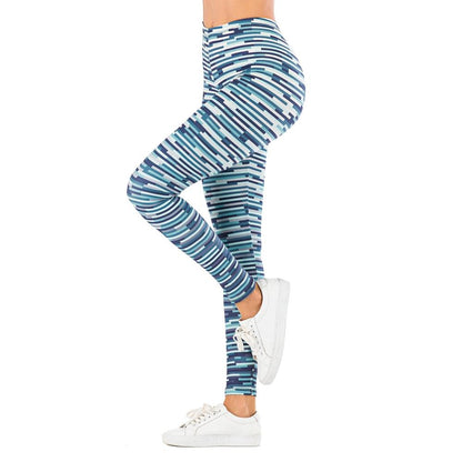 Printed yoga pants outdoor sports leggings - JWHL FASHION