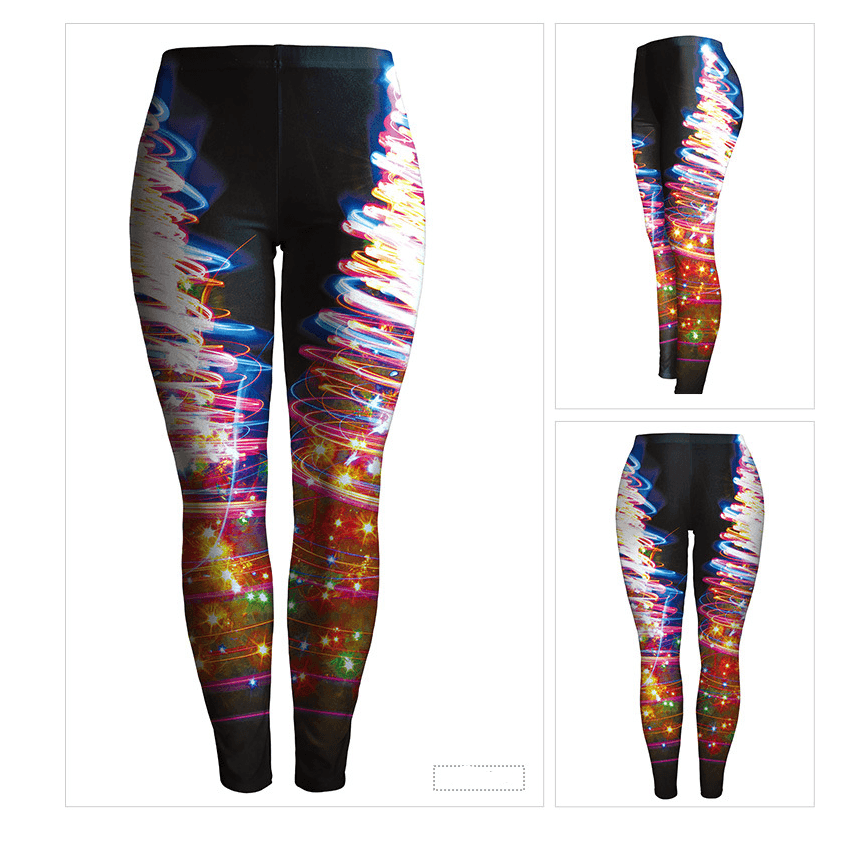 Women's 3D Printed Limited Edition Christmas Leggings - JWHL FASHION