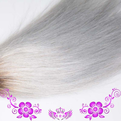 Smoke gray hair bundle - JWHL FASHION