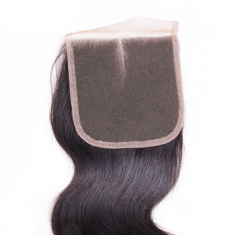 Real Hair Block Body Wave 4X4 Lace Closure Curtain - JWHL FASHION