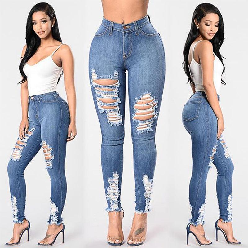 Stretch ripped jeans - JWHL FASHION