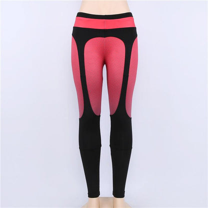 Hot new women's fashion stitching yoga sports leggings - JWHL FASHION