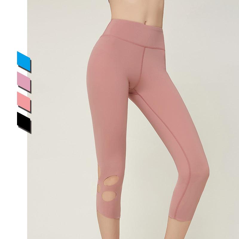 Sports fitness cropped pants - JWHL FASHION