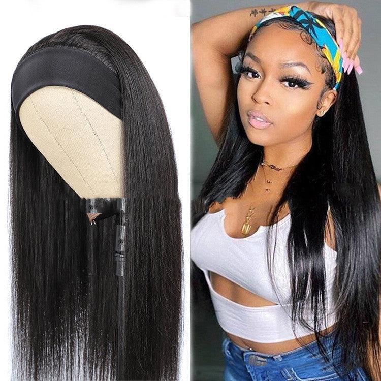 Straight Human Hair Headband Wig - JWHL FASHION