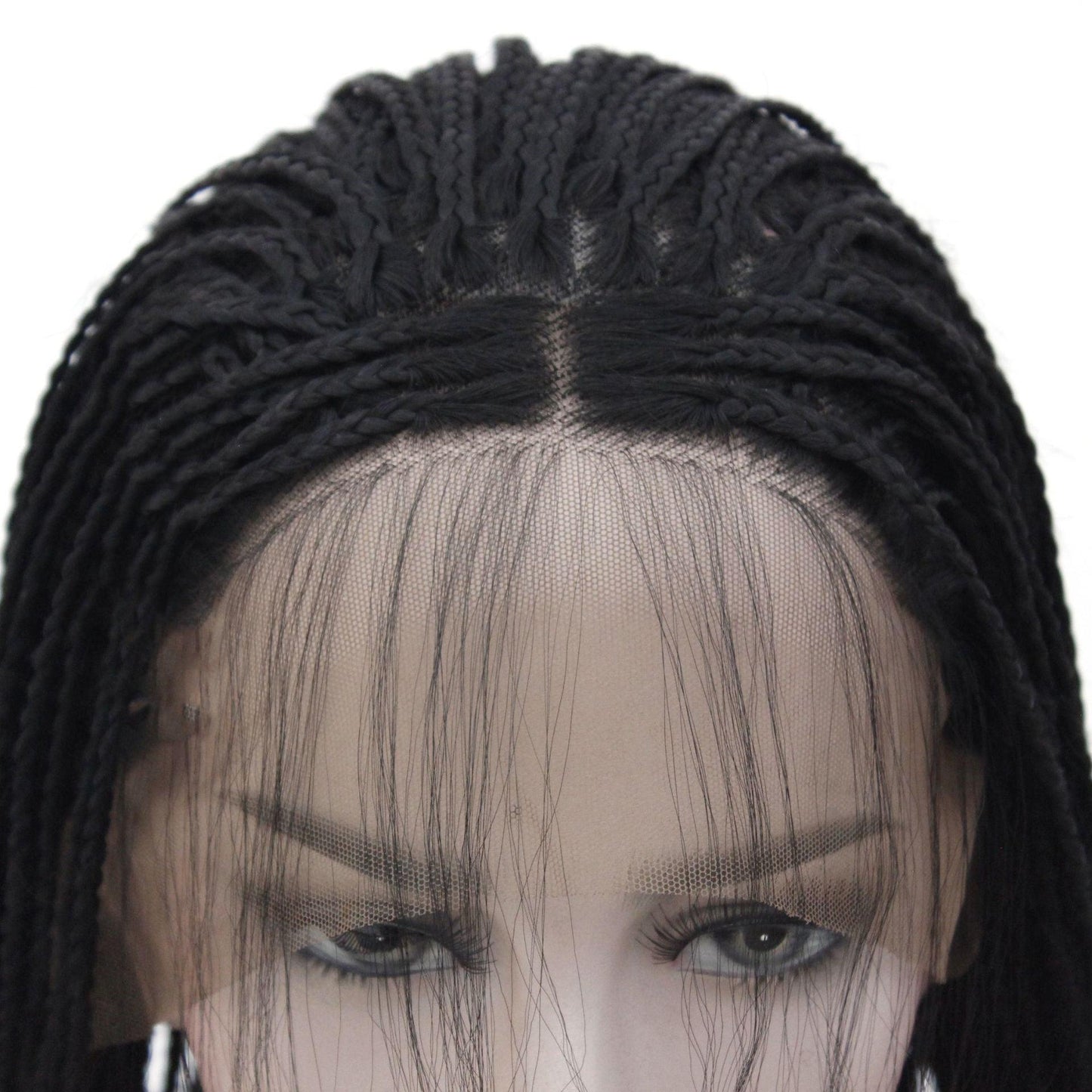 Front Lace 3-strand Braided wig - JWHL FASHION