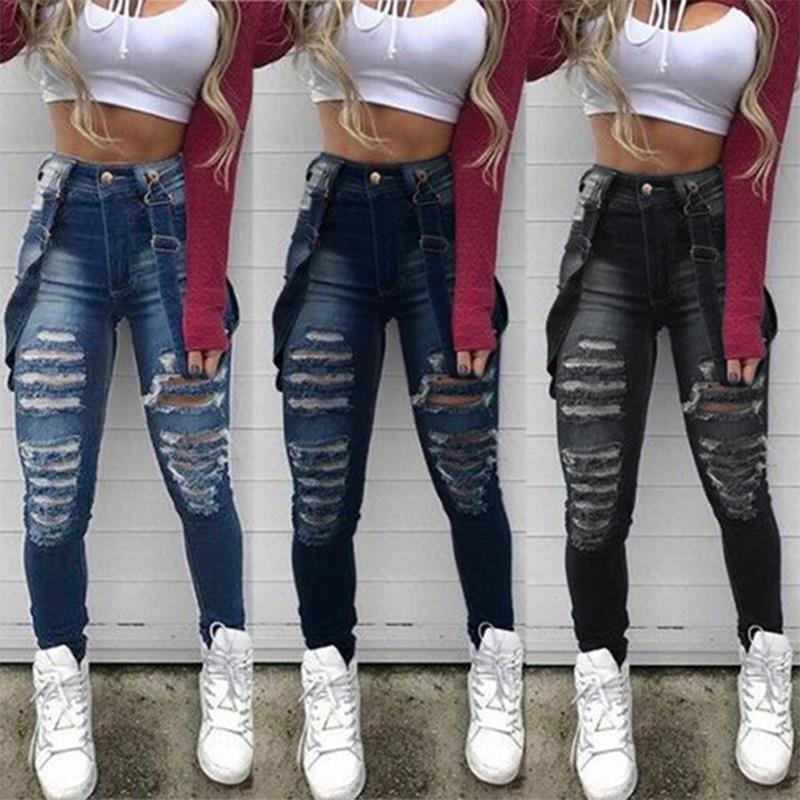 High-rise ripped jeans - JWHL FASHION