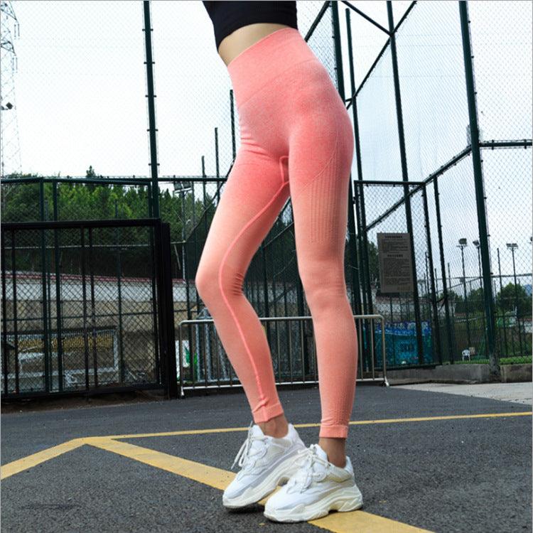 Peach hip speed pants running fitness yoga stretch breathable hip tight pants - JWHL FASHION