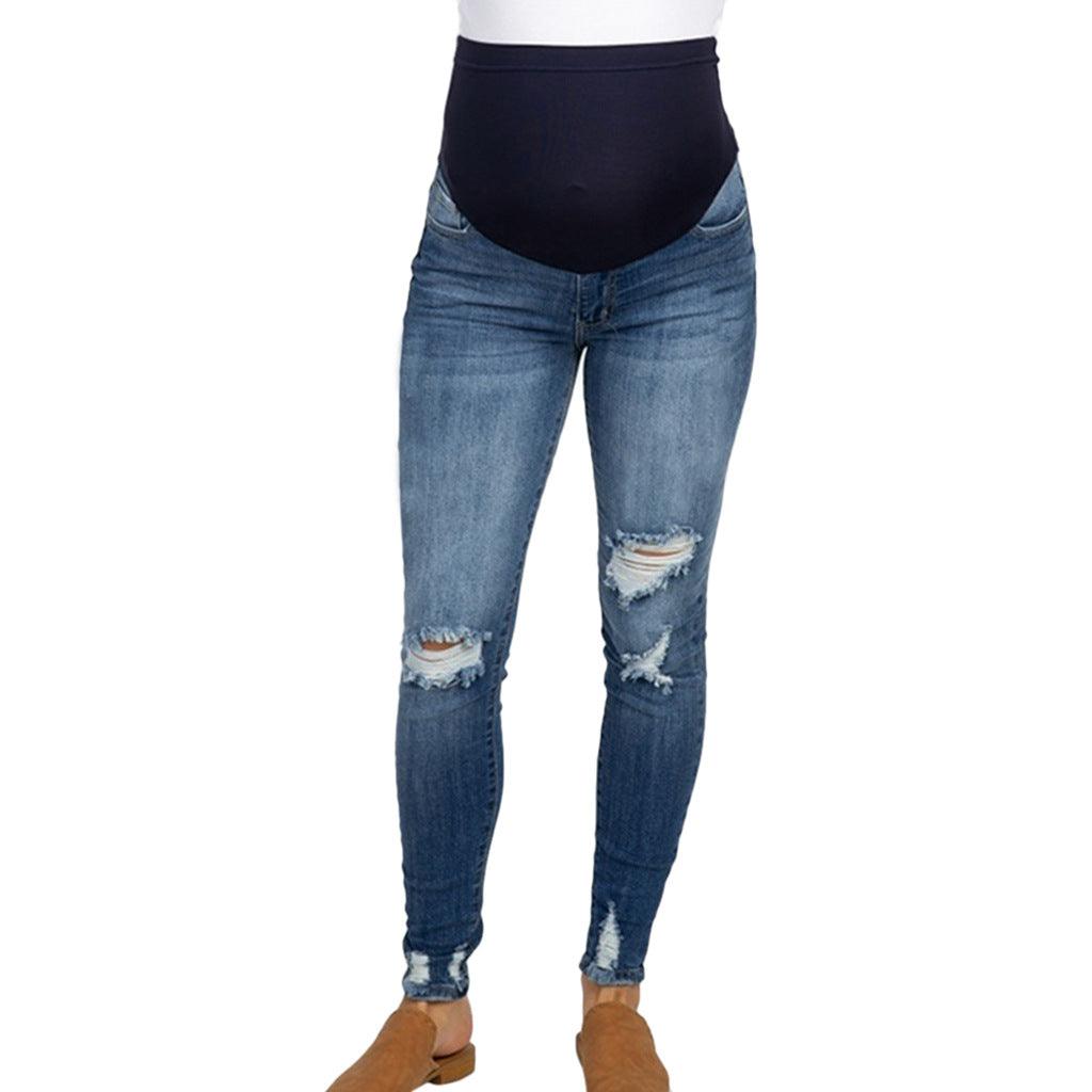 Ripped maternal jeans - JWHL FASHION