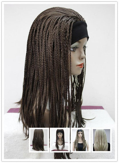 Gradient Hip Hop Net Red African Braids Wig - JWHL FASHION