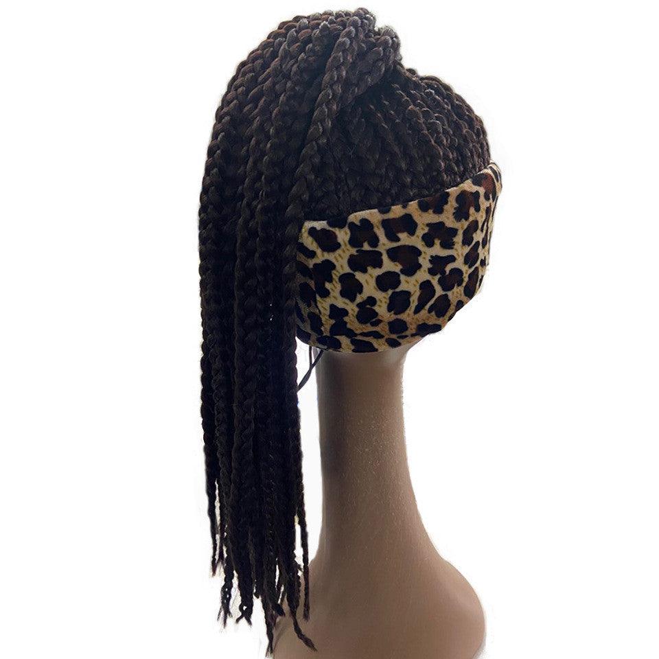 African Leopard Headband Braided Wig - JWHL FASHION