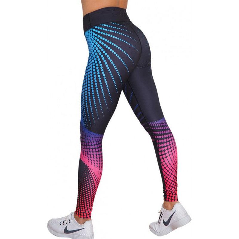 Printed European And American Fitness Breech Pants - JWHL FASHION