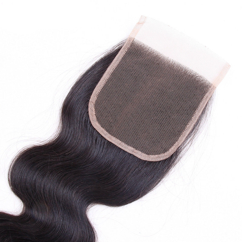 Real Hair Block Body Wave 4X4 Lace Closure Curtain - JWHL FASHION