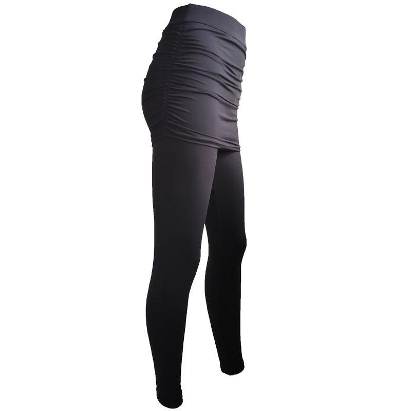 Hip-Side Pleated Leggings - JWHL FASHION