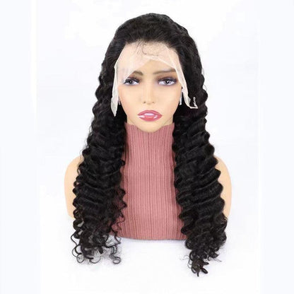 Deep Wave Human Hair Front Lace Wig - JWHL FASHION