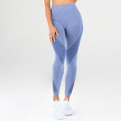 New Mesh Stitching Hip Yoga Pants - JWHL FASHION