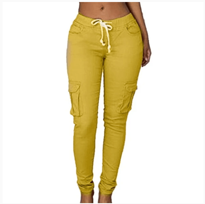 Women's multi-bag casual pants - JWHL FASHION