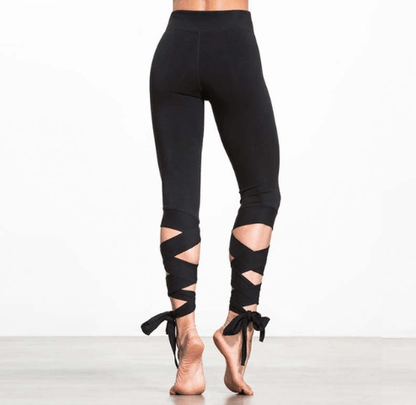 Yoga Sports Tight fitness Pants dance ballet bandage leggings - JWHL FASHION