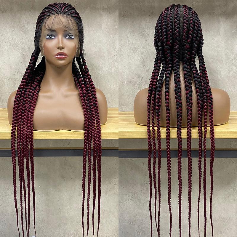 Stretch Mesh Chemical Fiber 9-Strand Braids Wig - JWHL FASHION