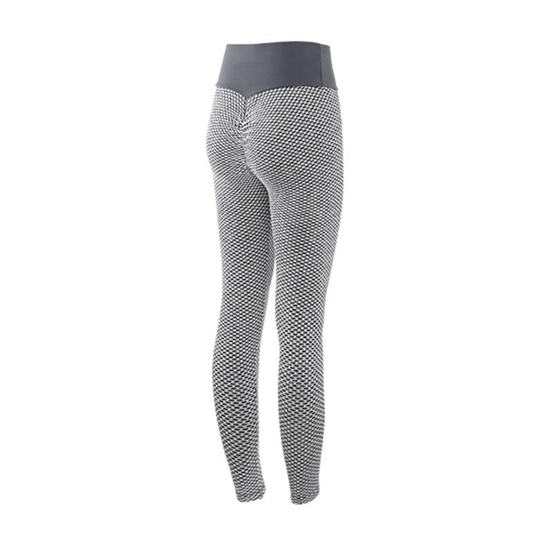 Plaid Leggings Fitness Yoga Pants - JWHL FASHION