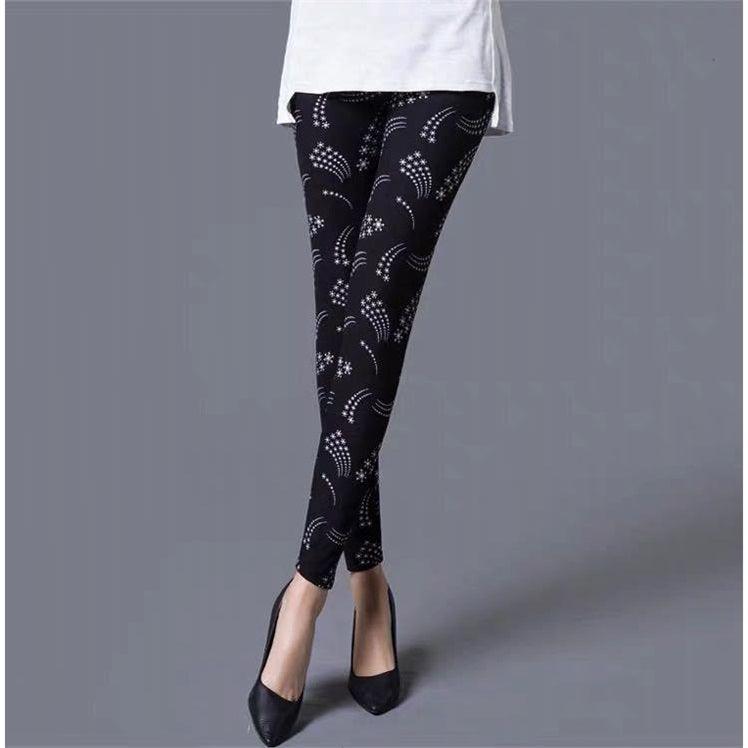 Thin cropped cotton leggings - JWHL FASHION