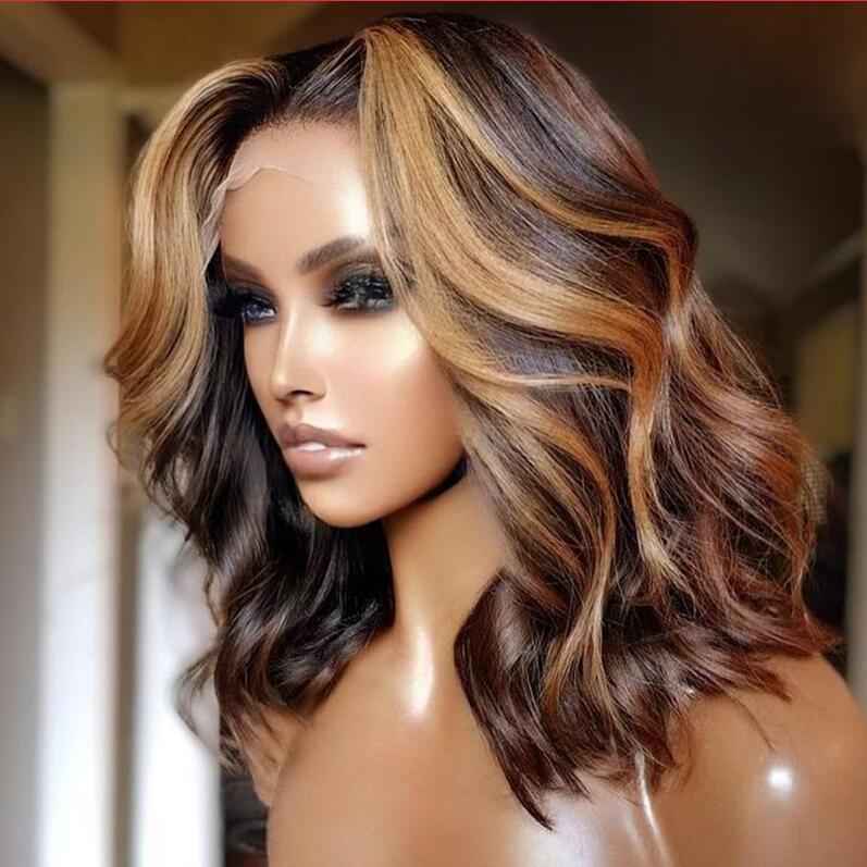 High-Temperature Silk Mid-section Medium-length Curly Hair Chemical Fiber Wig - JWHL FASHION