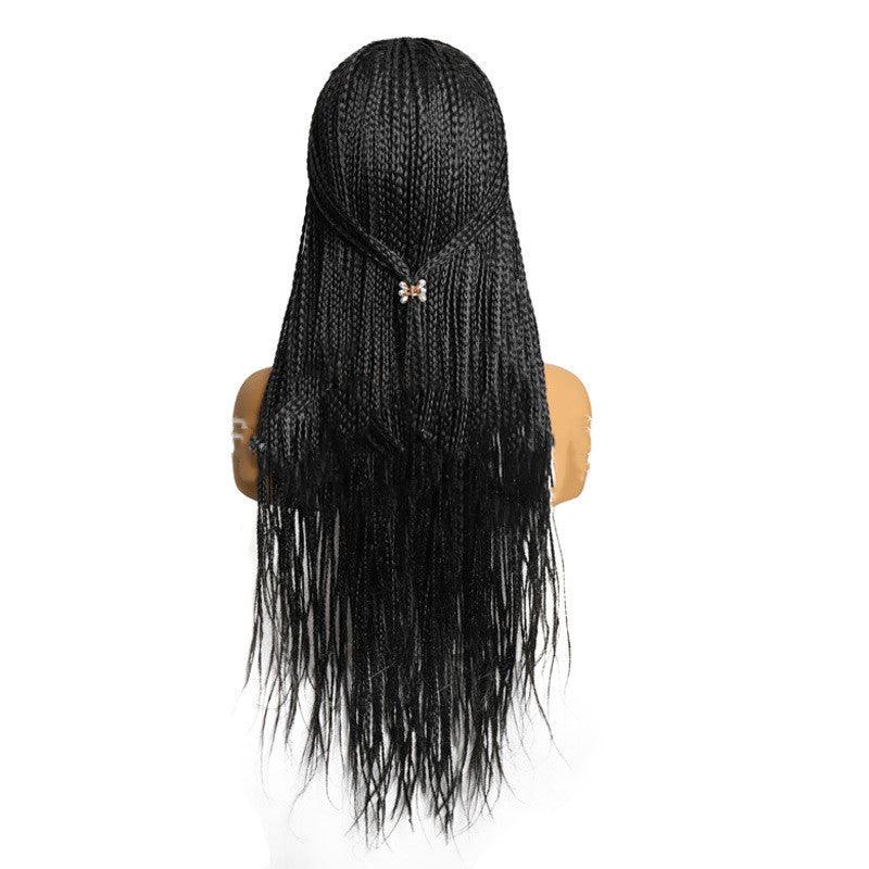 Ice Silk Three-strand Braids Wig, Brazilian Hook Stretch Net With Turban Wig - JWHL FASHION