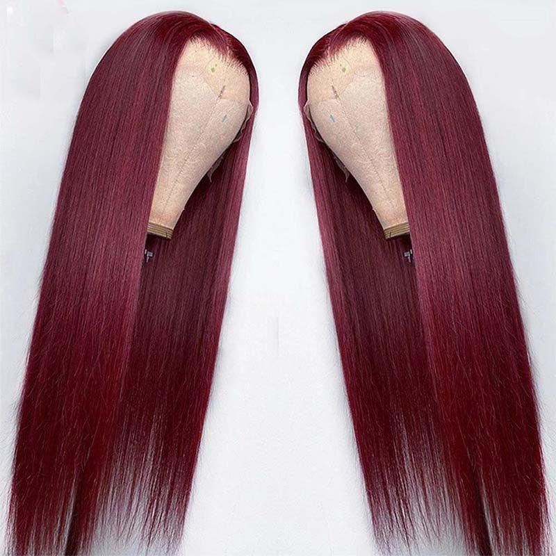 Front Lace Smooth Human Hair Wig - JWHL FASHION