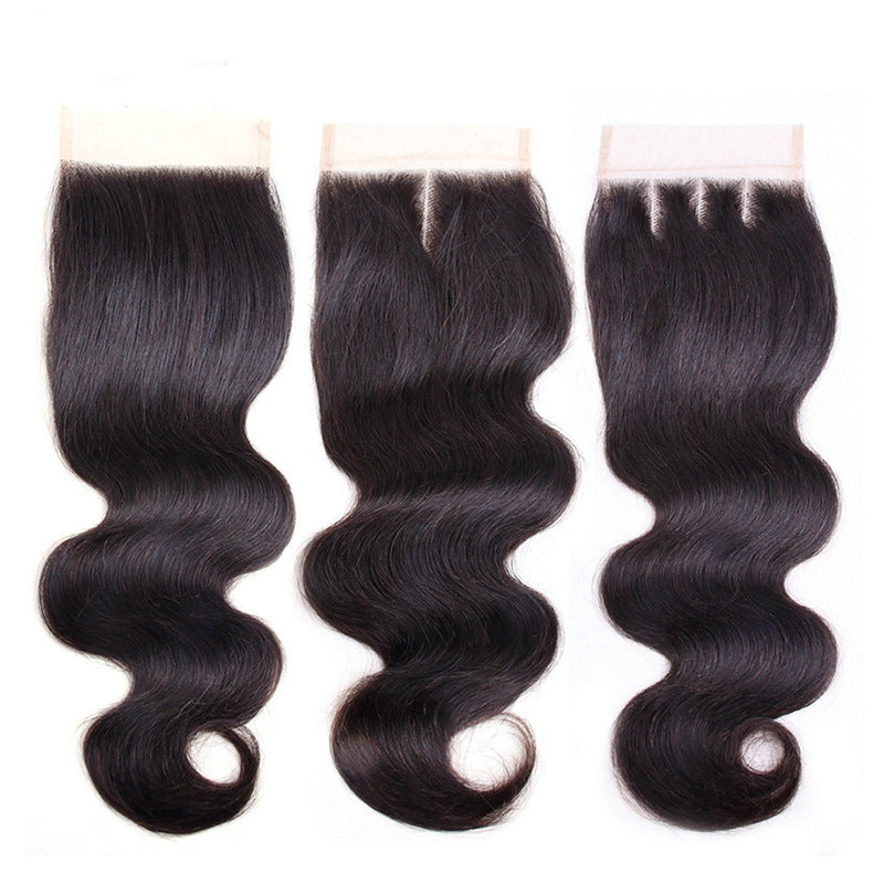 Real Hair Block Body Wave 4X4 Lace Closure Curtain - JWHL FASHION