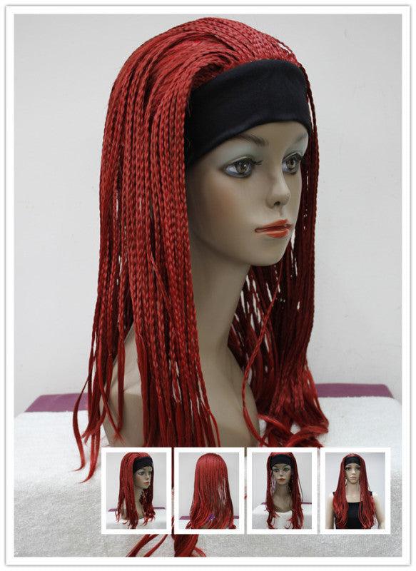 Gradient Hip Hop Net Red African Braids Wig - JWHL FASHION