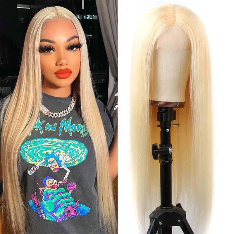 Long Straight Hair Front Lace Chemical Fiber Wig - JWHL FASHION