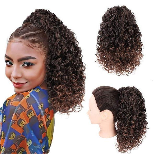 Curly Stretch Mesh Hair chemical fiber Wig - JWHL FASHION