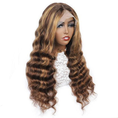 Piano Color Real Human Hair Wig - JWHL FASHION