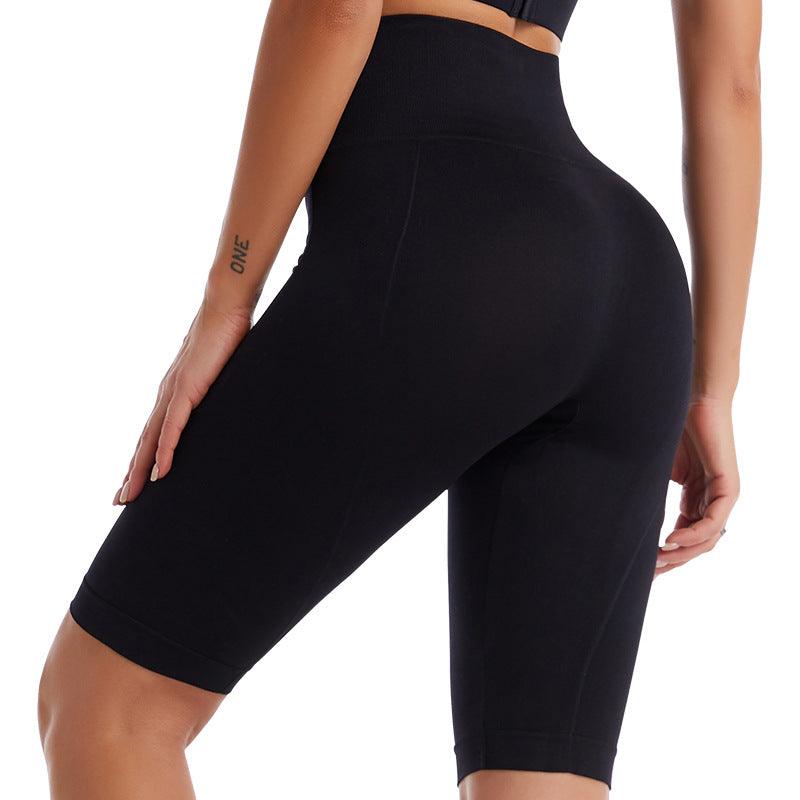 Seamless Hip Lift Tight Sports Breathable Quick Drying Three Point Pants - JWHL FASHION