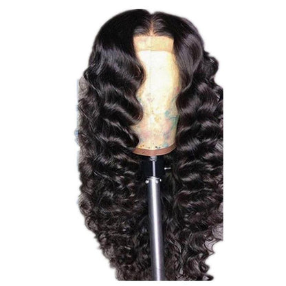 Partial Long Curly Hair Chemical Fiber Wig - JWHL FASHION