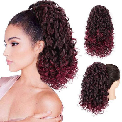 Curly Stretch Mesh Hair chemical fiber Wig - JWHL FASHION